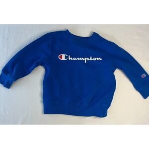 Champion Sweatshirt (Kids) Authentic Athletic wear 2T Royal Blue